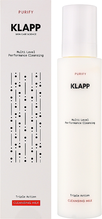 Mleczko do mycia twarzy - Klapp Triple Action Cleansing Milk — Zdjęcie N2