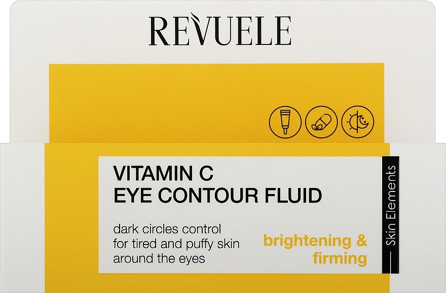 Fluid do konturowania oczu z witaminą C - Revuele Vitamin C Eye Contour Fluid — Zdjęcie N2