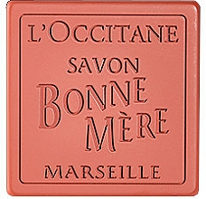 Mydło w kostce - L'Occitane Bonne Mere Rhubarb-Basil Soap — Zdjęcie N1