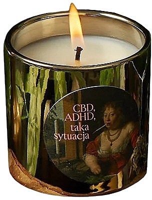 Świeca sojowa CBD, ADHD, taka sytuacja - Flagolie — Zdjęcie N1