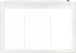 Kosmetyczka przezroczysta, biała - Nanshy Clear PVC Makeup Pouch  — Zdjęcie N1