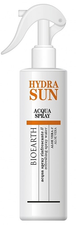 Odświeżający spray do ciała z aloesem - Bioearth Hydra Sun Acqua Spray — Zdjęcie N1