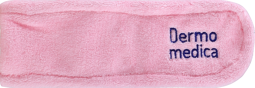 Opaska kosmetyczna, różowa - Dermomedica — Zdjęcie N1