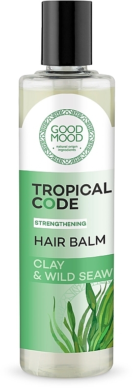 PREZENT! Balsam do włosów z ekstraktami z wodorostów i gliny - Good Mood Tropical Code Strengthening Hair Balm Clay & Wild Seaw — Zdjęcie N1