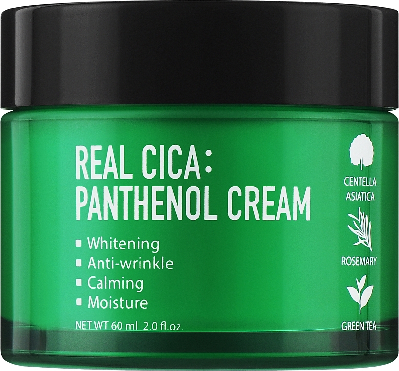 Kojący krem do twarzy z wąkrotką azjatycką - Fortheskin Real Cica Panthenol Cream — Zdjęcie N1