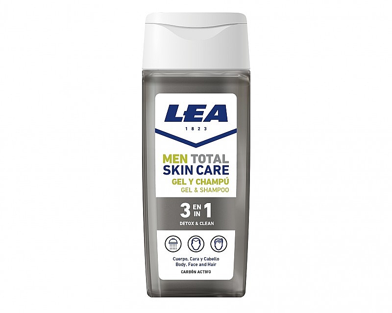 Detoksykujący żel pod prysznic 3 w 1 - Lea Men Total Skin Care Detox&Clean Shower Gel & Shampoo — Zdjęcie N1