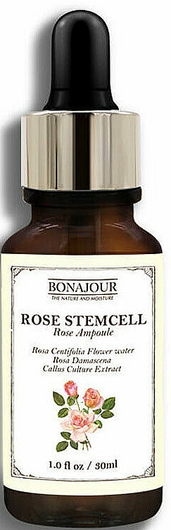 Serum do twarzy z ekstraktem z róży - Bonajour Rose Stemcell Ampoule — Zdjęcie N1