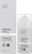 Piankowa maseczka oczyszczająca z węglem bambusowym - Alchemy Care Cosmetics Cleansing Carboxy Mask Co2 Therapy — Zdjęcie N2