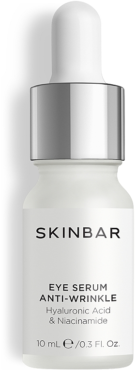 Serum pod oczy z kwasem hialuronowym i niacynamidem - SKINBAR Hyaluronic Acid & Niacinamide Eye Serum — Zdjęcie N2