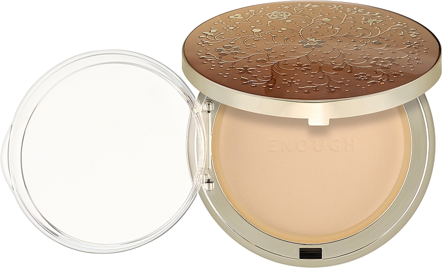 Puder do twarzy z wymiennym blokiem - Enough Secret Gold Powdery UV Pact SPF50/PA++ — Zdjęcie N1