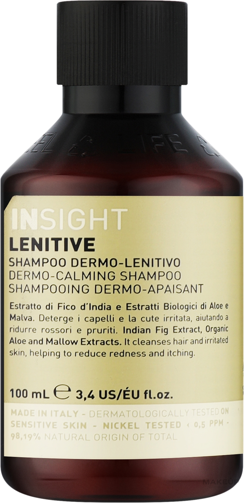 Dermokojący szampon do włosów - Insight Lenitive Dermo-Calming Shampoo — Zdjęcie 100 ml