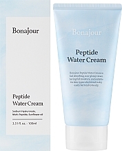 Odświeżający i nawilżający krem z peptydami - Bonajour Peptide Water Cream — Zdjęcie N2