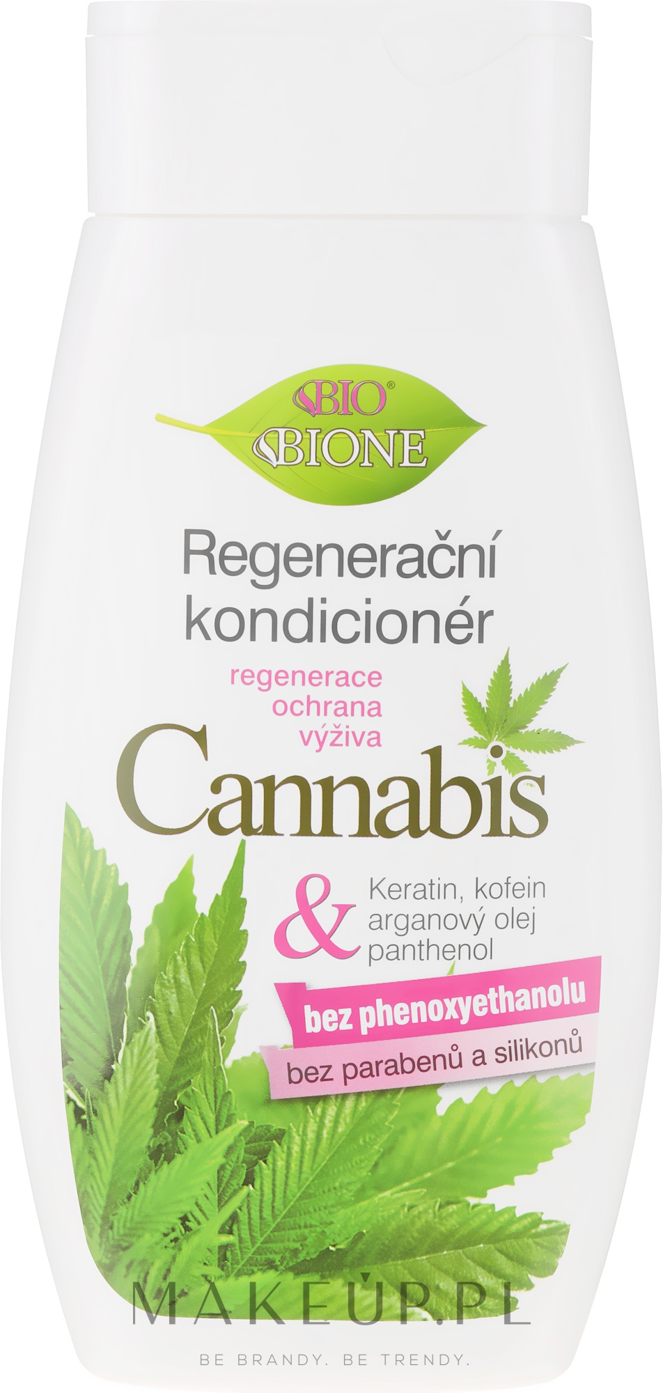 Regenerująca odżywka do włosów z ekstraktem konopnym - Bione Cosmetics Cannabis Regenerative Conditioner — Zdjęcie 260 ml