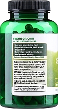 Suplement diety Gotu kola, 100 mg - Swanson Gotu Kola Extract — Zdjęcie N2