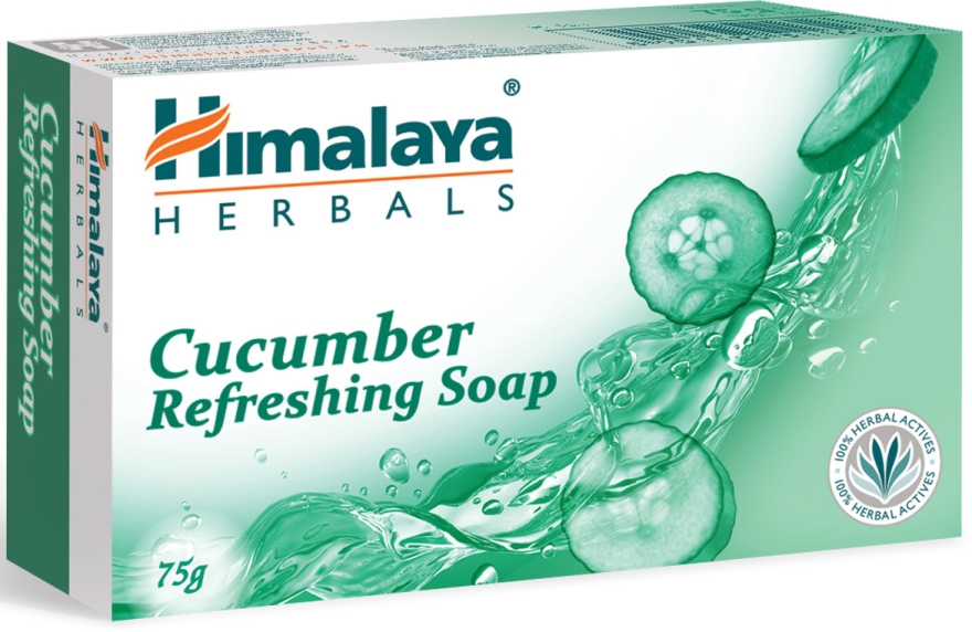 Mydło kosmetyczne Orzeźwiający ogórek - Himalaya Herbals Refreshing Cucumber
