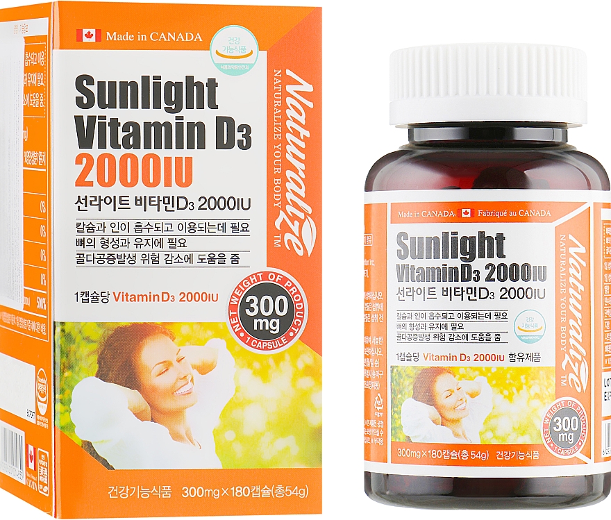 Suplement diety Witamina D3 - Naturalize Sunlight