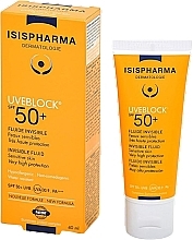 Kup Bezbarwny fluid o bardzo wysokim stopniu ochrony przed słońcem - Isispharma Uveblock SPF50+ Fluid Invisible