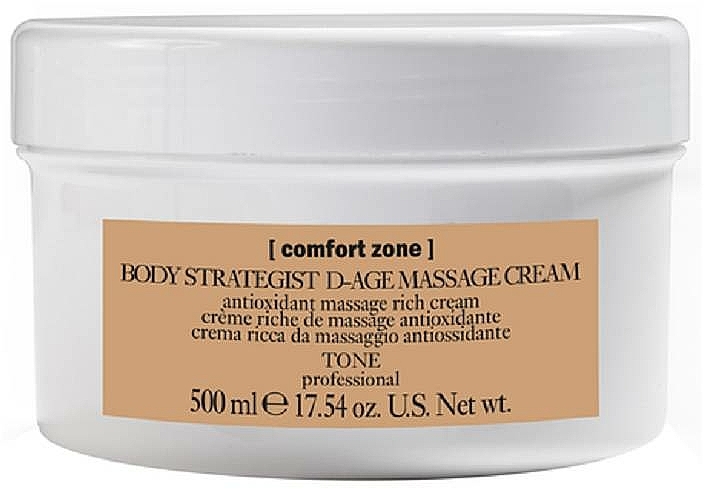 Nawilżający krem do ciała Kwas hialuronowy i masło shea - Comfort Zone Body Strategist D-Age Cream — Zdjęcie N1