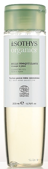 Olejek do mycia twarzy - Sothys Organics Face & Eye Make-Up Remover Oil (bez dozownika) — Zdjęcie N1