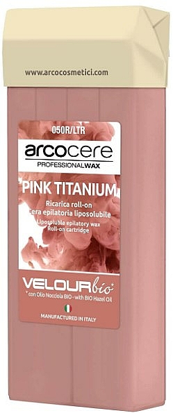 Wosk do depilacji - Arcocere Azulene Wax Pink Titanium — фото N1