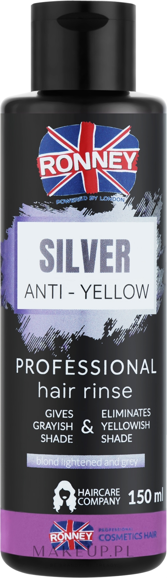 Płukanka do włosów - Ronney Professional Blue Platinum Hair Rinse Silver — Zdjęcie 150 ml