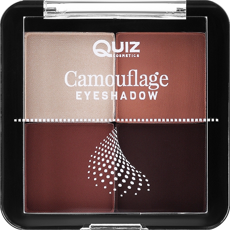 Poczwórny cień do powiek - Quiz Cosmetics Camouflage Eyeshadow 4 — Zdjęcie N2