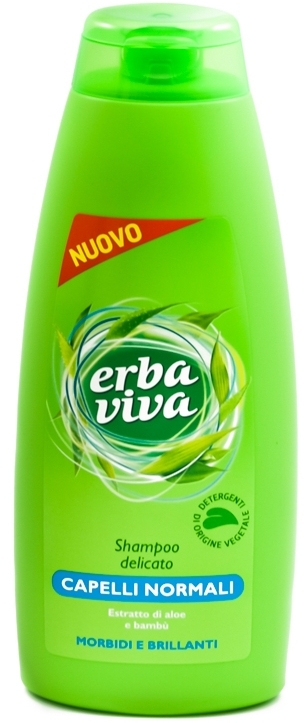Szampon do włosów normalnych Aloes i bambus - Erba Viva Shampoo for Normal Hair 