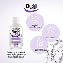 Płyn do płukania jamy ustnej do codziennej pielęgnacji - Elgydium Eludril Ortho Mouthwash — Zdjęcie N3