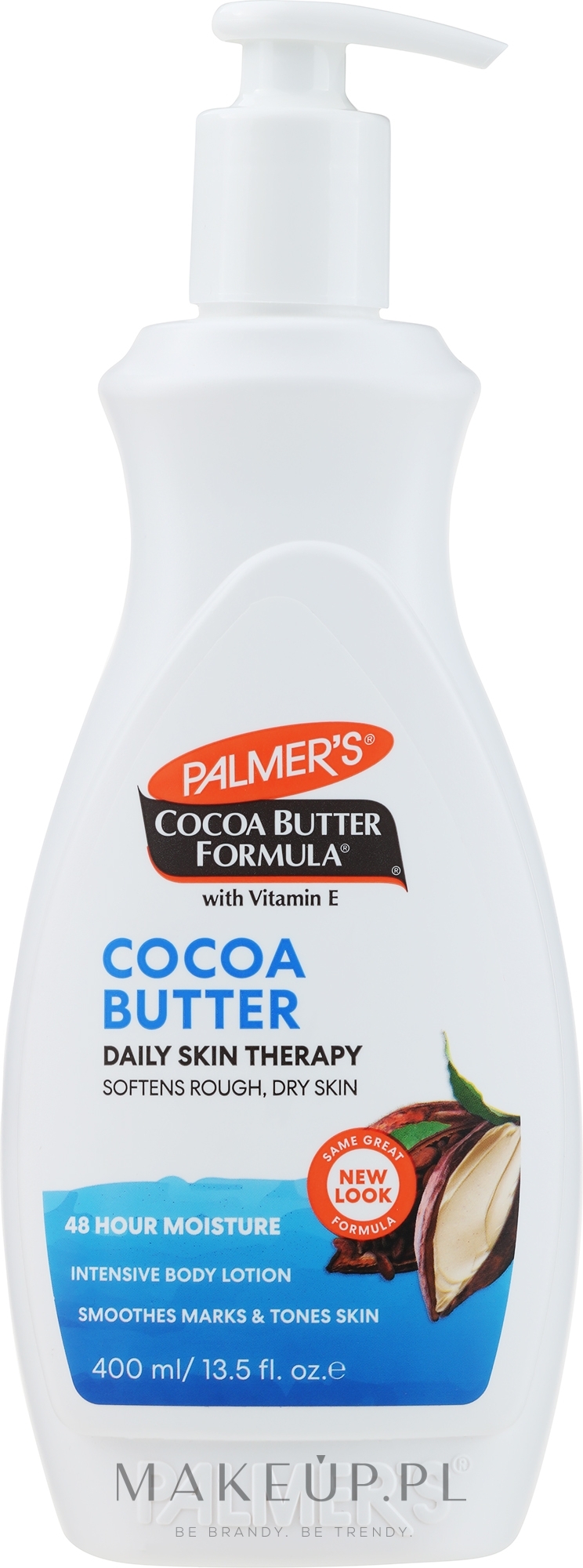 Nawilżający balsam do ciała z masłem kakaowym i witaminą E - Palmer's Cocoa Butter Formula Softens Smoothes Body Lotion — Zdjęcie 400 ml