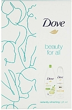 Kup Zestaw - Dove Radiantly Refreshing Gift Set (deo/150ml + sh/gel/250ml)