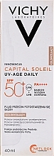 PRZECENA! Fluid koloryzujący przeciw fotostarzeniu się skóry - Vichy Capital Soleil UV-Age Daily SPF 50+ * — Zdjęcie N6