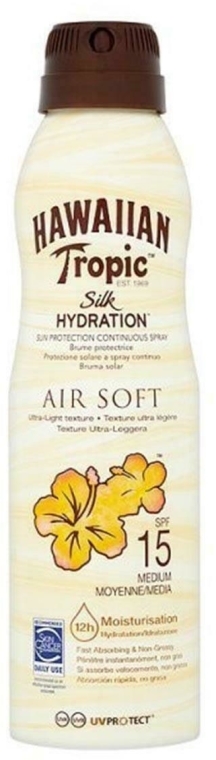 Ochronny spray do opalania ciała SPF 15 - Hawaiian Tropic Silk Hydration Air Soft Protective Mist — Zdjęcie N1