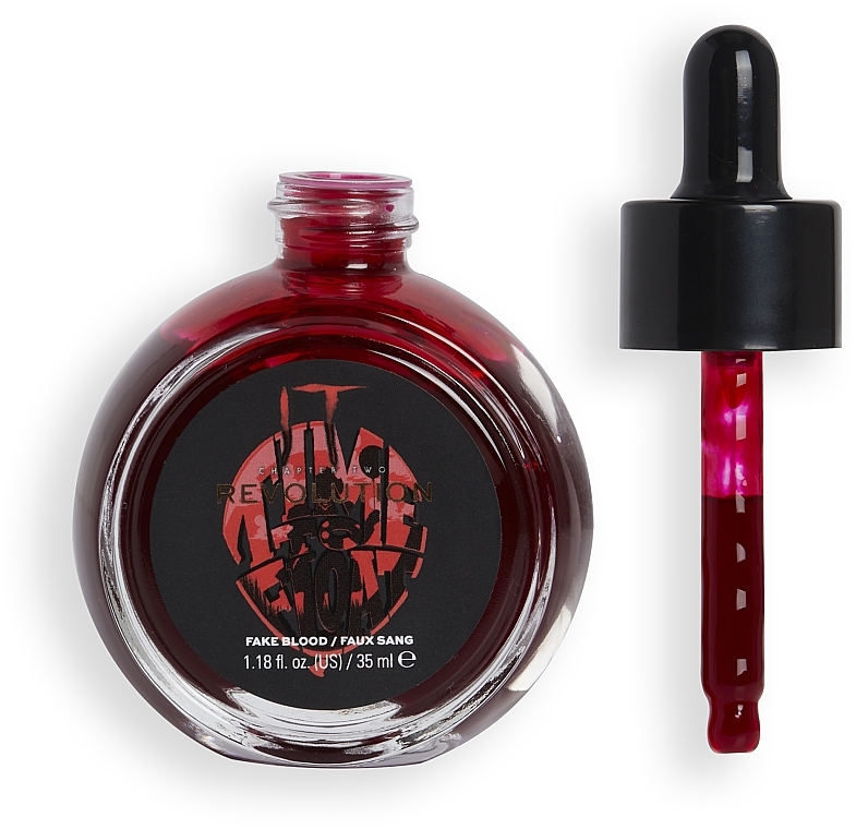 Sztuczna krew w płynie do makijażu - Makeup Revolution X IT Balloon Blood — Zdjęcie N2