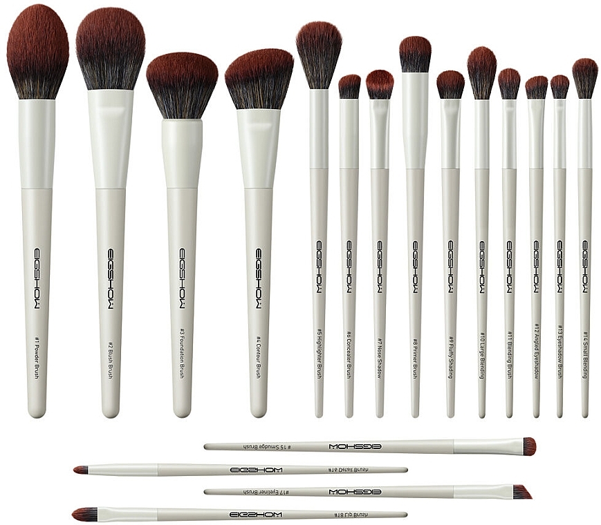 Zestaw pędzli do makijażu, 18 szt - Eigshow Beauty Mua Pro Series 18 PCS Makeup Brush Kit — Zdjęcie N2