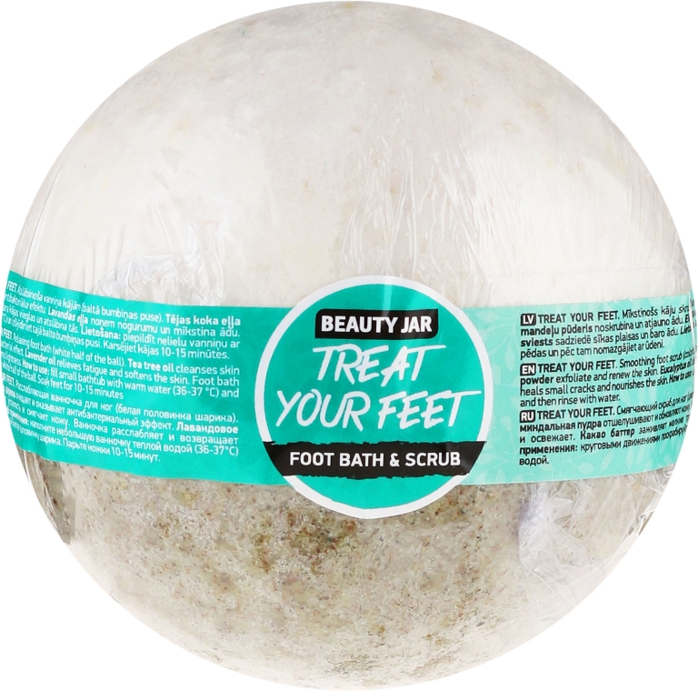 Kula do kąpieli stóp - Beauty Jar Treat Your Feet Foot Bath & Scrub — Zdjęcie N1