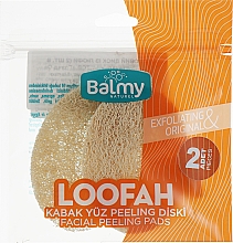 Krążki do masażu z peelingiem Loofah - Balmy Naturel Loofah Peeling Dics — Zdjęcie N1