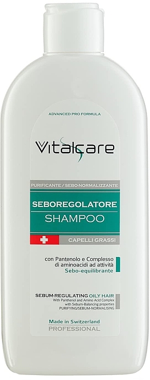 Szampon regulujący sebum - Vitalcare Professional Made In Swiss Sebum-Regulating Shampoo — Zdjęcie N1