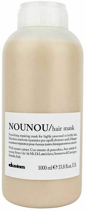 Odżywcza maska z ekstraktem z pomidora wzmacniająca włosy zniszczone i łamliwe - Davines Nourishing Nounou Mask With Tomato Extract — Zdjęcie N1