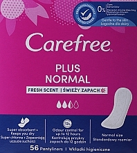 Kup Wkładki higieniczne, 56 szt. - Carefree Plus Original Fresh