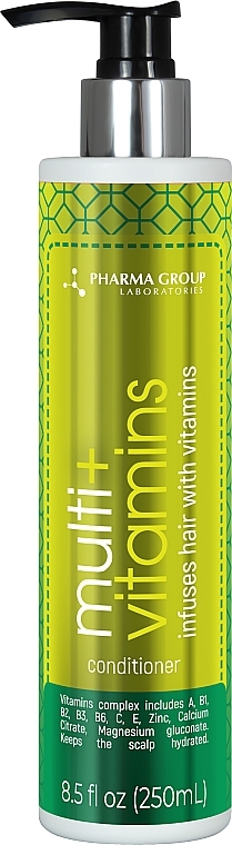 Odżywka witaminowa do włosów - Pharma Group Laboratories Multi+ Vitamins — Zdjęcie N1