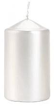 Świeca cylindryczna 60x100 mm, perłowa - Bispol — Zdjęcie N1