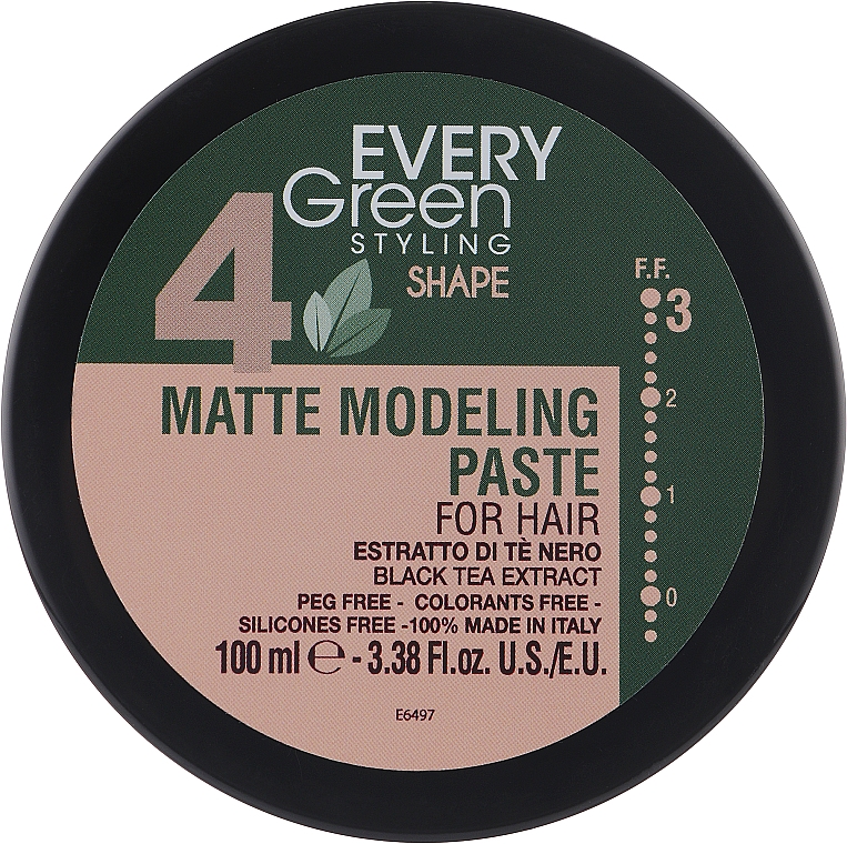 Matowa pasta modelująca do włosów - EveryGreen N.4 Matte Modeling Paste — Zdjęcie N1