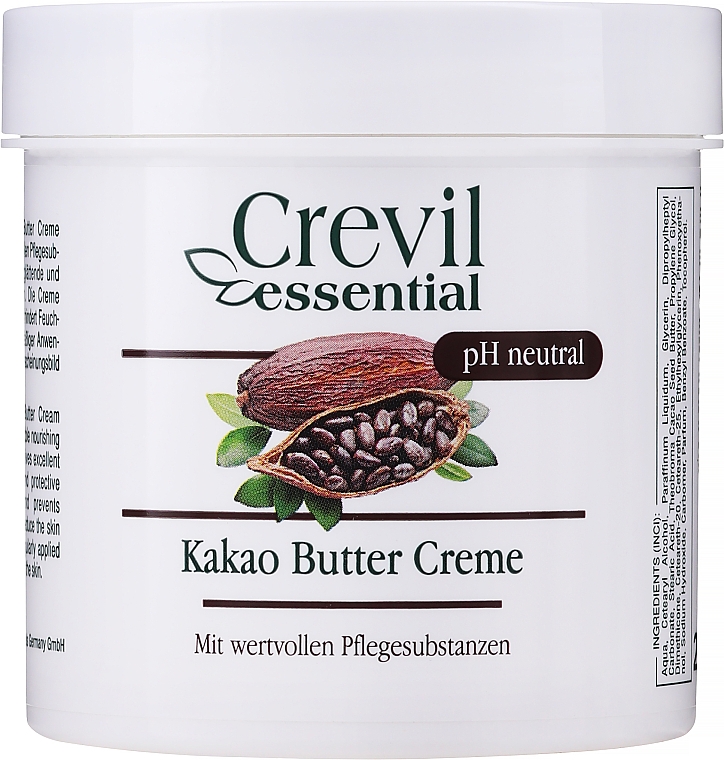 Krem do ciała z masłem kakaowym - Crevil Essential Cocoa Butter Cream — Zdjęcie N1