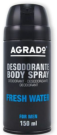 Dezodorant w sprayu Świeża woda - Agrado Fresh Water Deodorant — Zdjęcie N1