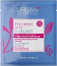 PREZENT! Intensywnie regenerująca maska z kwasem hialuronowym i kolagenem do stosowania przed myciem włosów - Urban Care Hyaluronic Acid & Collagen Pre-Hair Mask — Zdjęcie N1