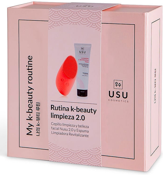 Zestaw - Usu Cosmetics Rutina K-Beauty Limpieza 2.0 (foam/120ml + acc/1pcs) — Zdjęcie N1