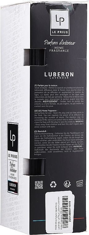 PRZECENA! Dyfuzor zapachowy Lawenda - Le Prius Luberon Lavender Home Fragrance * — Zdjęcie N2