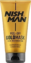 Złota maska do twarzy - Nishman Peel-Off Gold Mask — Zdjęcie N1