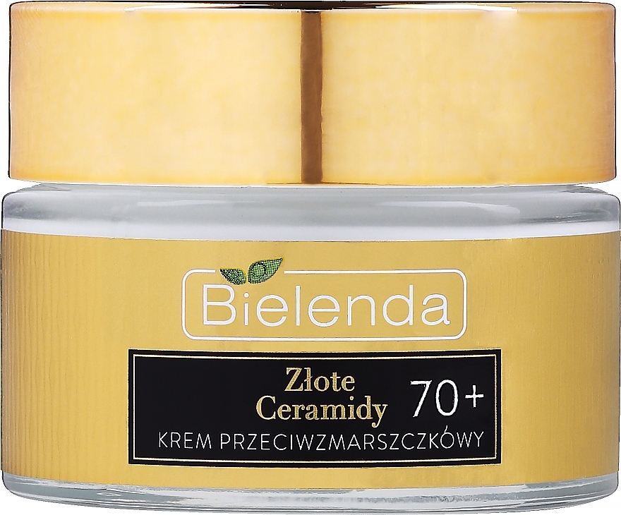 PRZECENA! Ultranaprawczy krem przeciwzmarszczkowy do cery dojrzałej i wrażliwej - Bielenda Golden Ceramides Anti-Wrinkle Cream 70+ * — Zdjęcie N1