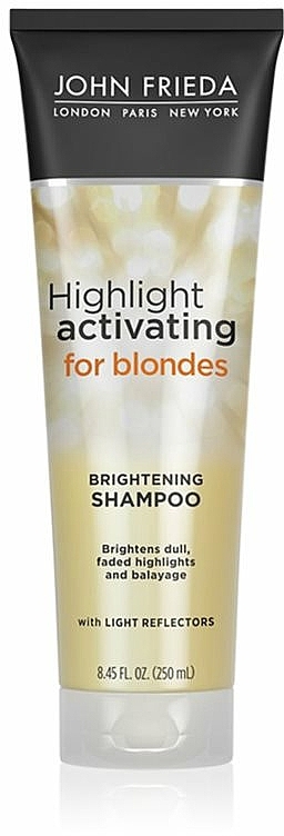 Nawilżający szampon do jasnych włosów blond - John Frieda Sheer Blonde Highlight Activating — Zdjęcie N1